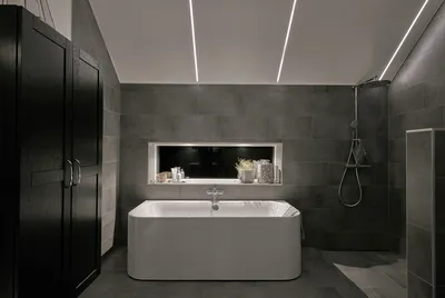 Фото ванной комнаты с эффектом градиента