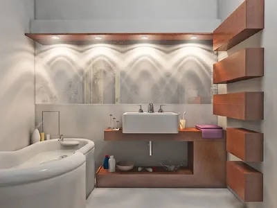 Фото ванной комнаты с эффектом моушн-блюра