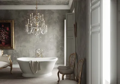 Фотографии стильных светильников для ванной комнаты
