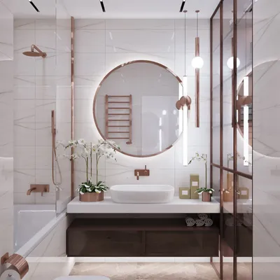 Новые фотографии светлой ванной комнаты для скачивания