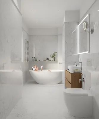 Изображения светлой ванной комнаты в HD качестве