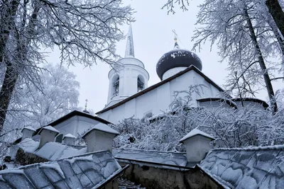 Скачать фото Святогорского монастыря в пушкинских горах бесплатно