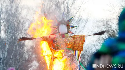 Фото сжигания чучела на масленицу: культурные праздничные обычаи