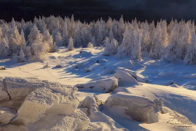 Виды Таганая под снежным покрывалом: JPG формат для скачивания