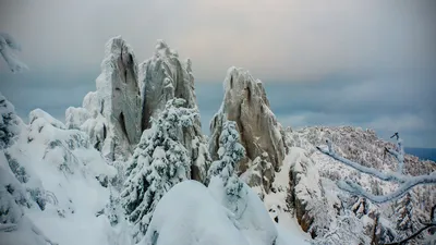 Сказочные виды Таганая зимой: скачайте изображения в формате JPG
