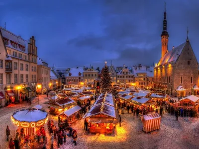 Снежные Зарисовки Таллина: Фото, чтобы Загрузить и Наслаждаться