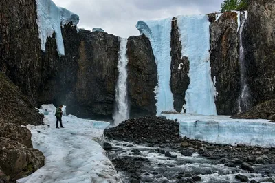 Фотографии Тальникового водопада в разрешении 4K