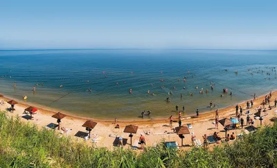 Фото пляжа Тамань с прекрасными пейзажами