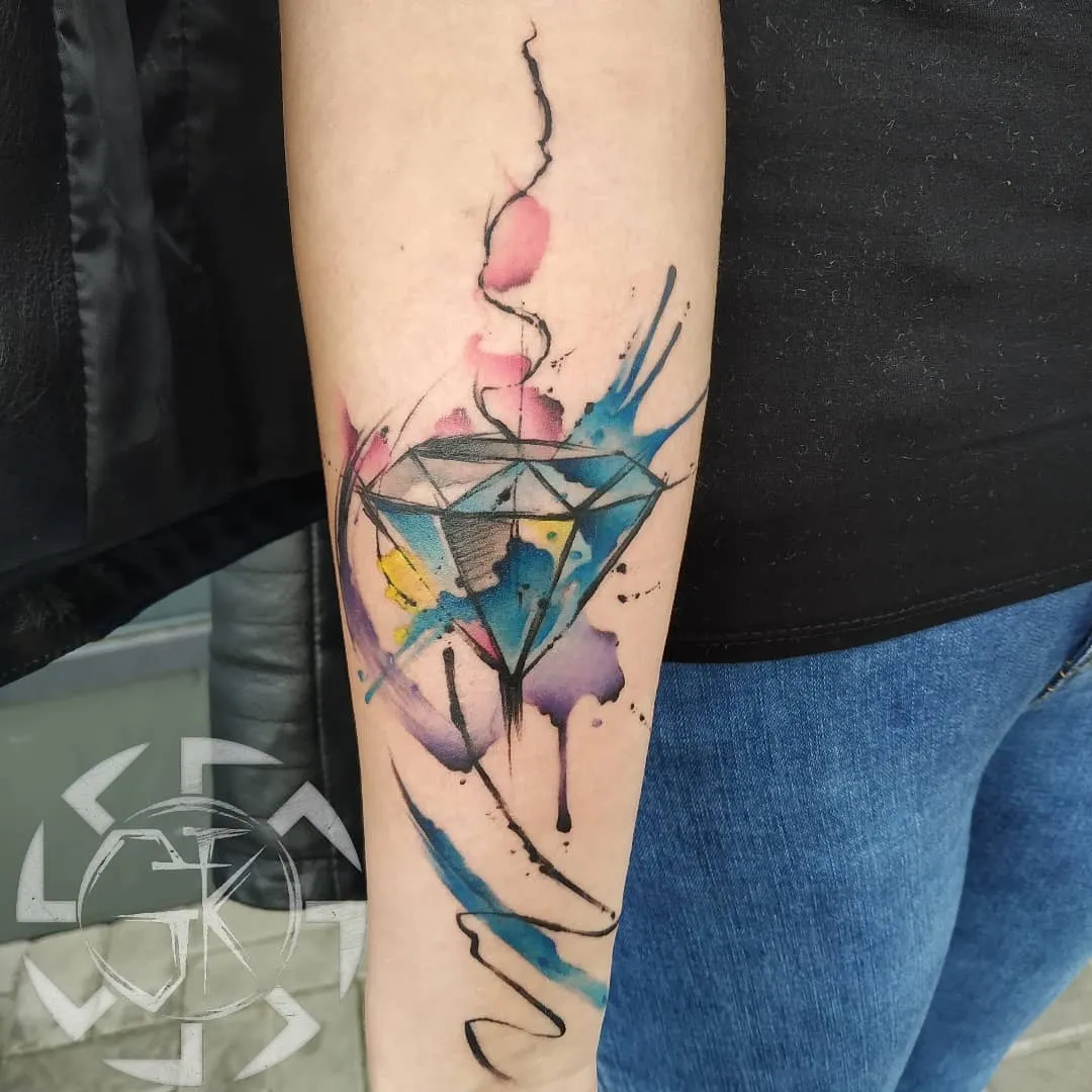 20. Хрустальные татуировки (стразы для украшения тела) Crystal Tattoo, тату из страз на тело и лицо