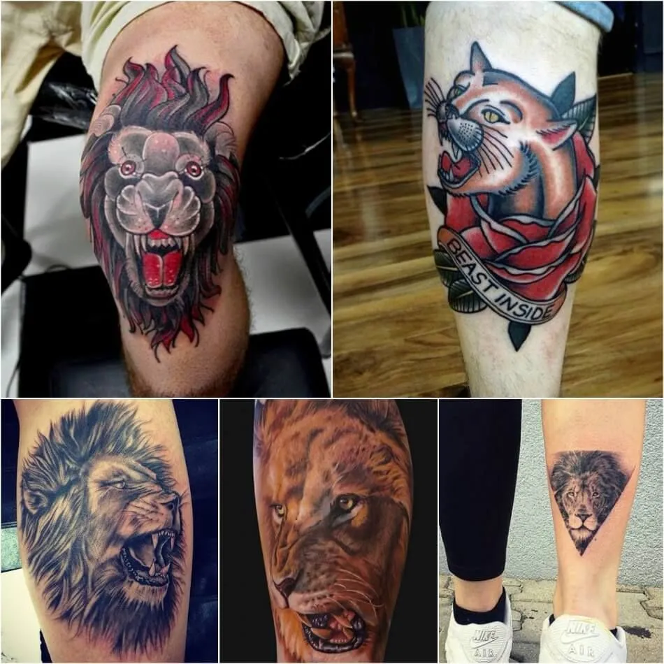Тату лев для мужчин - значение, фото и эскизы татуировки