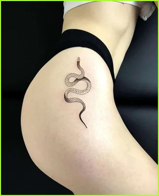 Изображения татуированных змей для девушек: воплощение силы и женственности