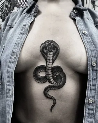 Изображения татуированных змей для девушек: необычные и красочные