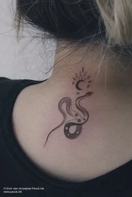 Изображения татуировок змей для девушек: неотразимый образ