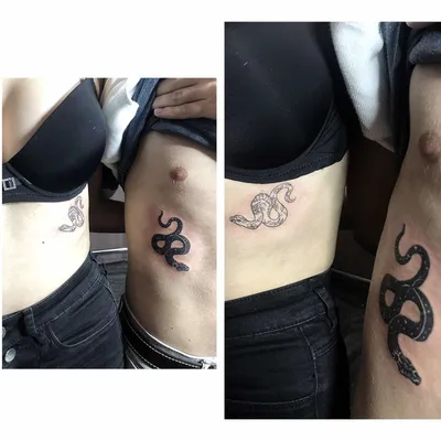 Фото татуировок змей для девушек: индивидуальность и характер