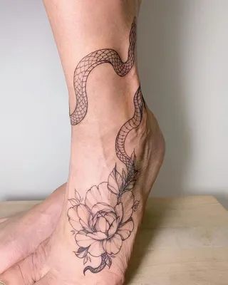 Изображения татуировок змей для девушек: выберите свою идеальную