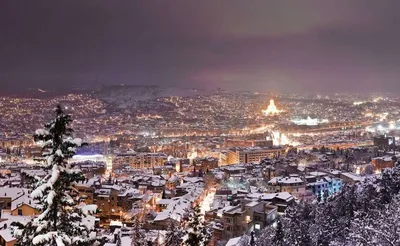 Зимний Тбилиси: Красивые Пейзажи в PNG
