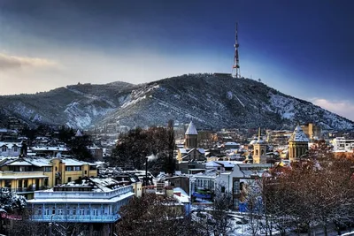Зимние Изображения Тбилиси: WebP для Скачивания