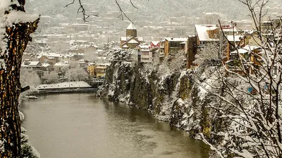 Природа Зимнего Тбилиси: Изображения для скачивания