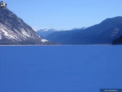 Зимний район: Изображения Телецкого озера в разных размерах