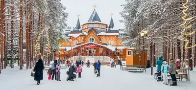 Фотография Терема Деда Мороза, которая дополнит ваш дизайн