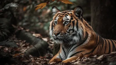 Тигр HD: Красочная фотография тигра