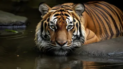 Тигр HD: Фото тигра с опцией загрузки в PNG