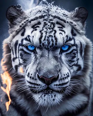 Тигр HD: Изображение тигра для декорирования интерьера