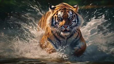 Тигр HD: Фото тигра для оформления веб-сайта