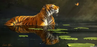 Фотка тигра для скачивания в формате png