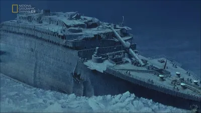 Титаник на дне океана фотографии
