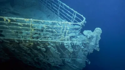 Титаник со дна океана  фото