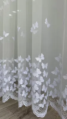 Картинки с бабочками на тюле