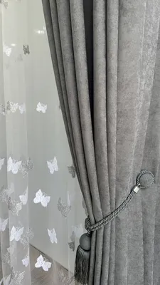 Тюль с бабочками в JPG для разных элементов дизайна