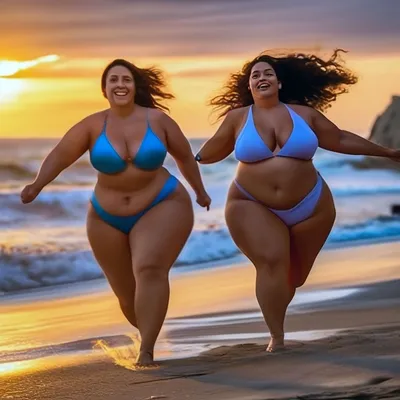 Толстушки на пляже: красивые фото для скачивания