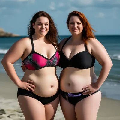 Фотографии толстушек на пляже, которые вас вдохновят