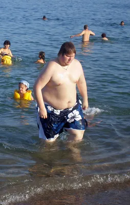 Толстые люди на пляже: фото с пляжа среди полных людей