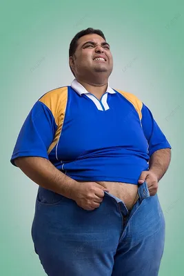 6. Изысканные фотографии: толстый человек на ваш выбор