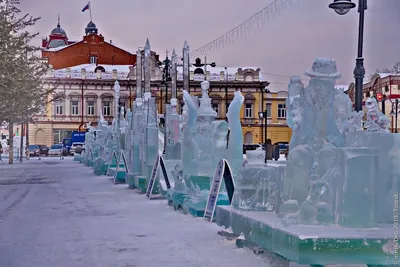Изумительные зимние моменты Томска: Размеры и форматы на ваш выбор
