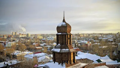Фотографии Томска под снегом: Размеры изображений на ваш выбор