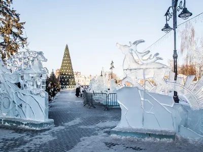 Фотографии города под снегом: Белоснежные изображения в различных форматах