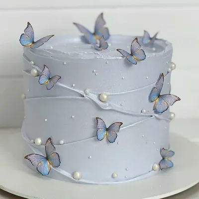 Торт с бабочками: фото в формате JPG для просмотра