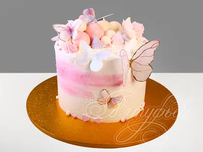 Картинка торта с бабочками в разнообразии размеров и форматов: выбирайте наиболее подходящий вариант
