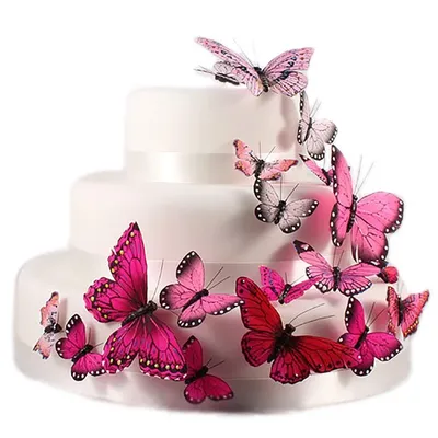 Торт с бабочками: фото в формате JPG для сохранения и представления в лучшем свете