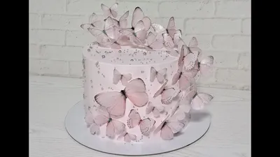 Торт с бабочками: фото в формате JPG для сохранения и обмена с близкими
