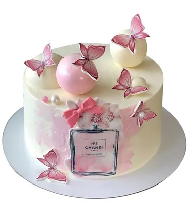 Изображение торта с бабочками в формате WebP: сочетание быстрой загрузки и превосходного качества