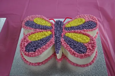 Красивое изображение торта с бабочкой для вашего особого мероприятия