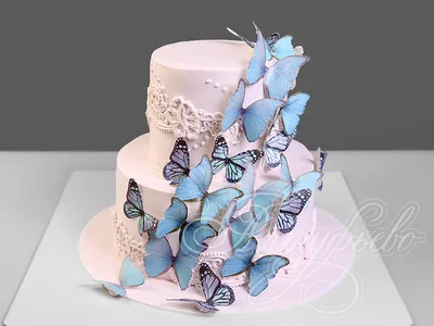 Фотография торта с бабочкой на любой вкус и цвет