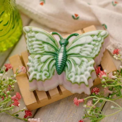 Фотография торта в форме бабочки, чтобы удивить своих гостей