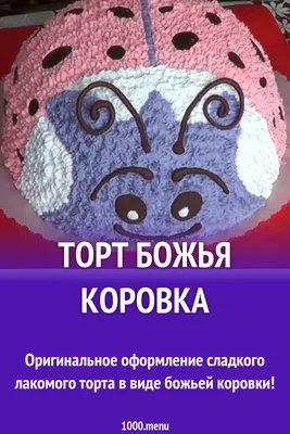 Фантастический торт в виде божьей коровки: уникальное фото