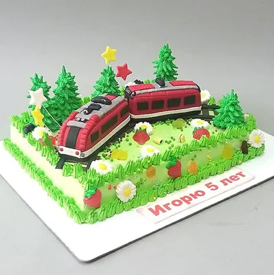 Впечатляющий поезд-торт: выберите размер и формат для загрузки